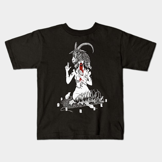 No God But Thyself Kids T-Shirt by barda